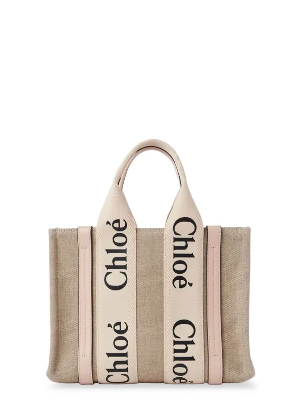 Woody Linen Handbag - Chloé
