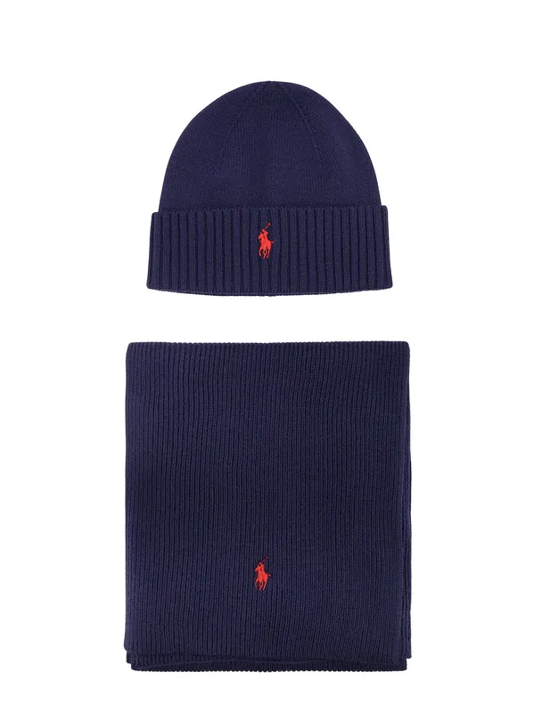 Wool Scarf/Hat Box - Polo Ralph Lauren