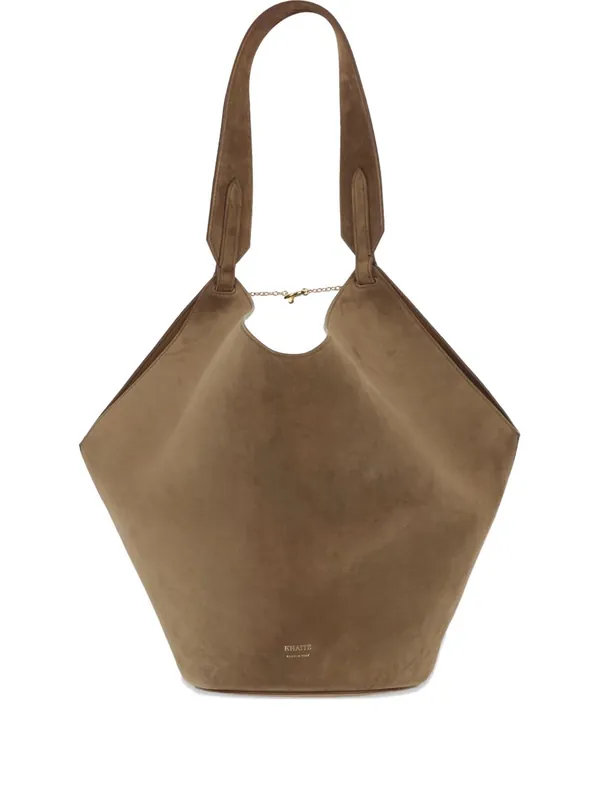 Lotus Smallleather Shoulder Bag - Khaite