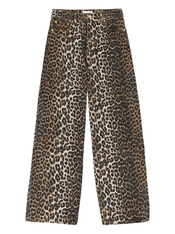 Organic Cotton Denim Jeans - Ganni