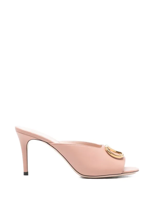 Vlogo Signature Leather Mules - Valentino Garavani
