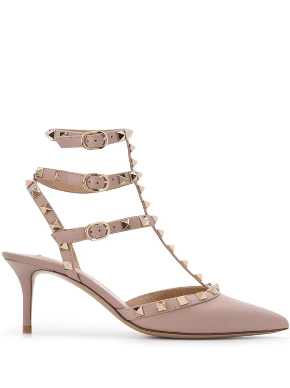 Rockstud Leather Pumps - Valentino Garavani