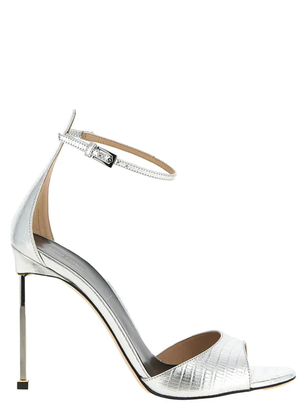 Tejus Sandals Silver - Tom Ford