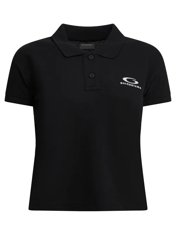 Loop Sports Icon Polo Shirts Black - Balenciaga