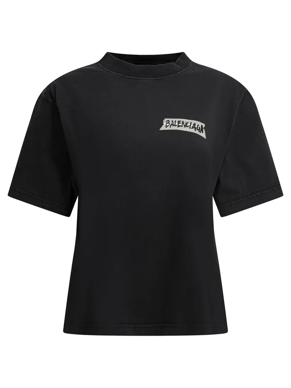 Masking Tape T-Shirts Black