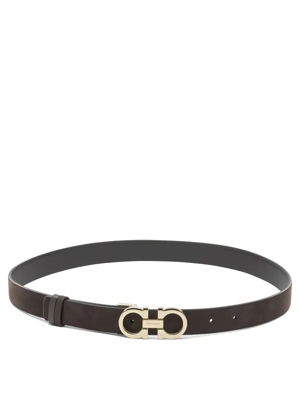 Gancini Belts Brown - Ferragamo