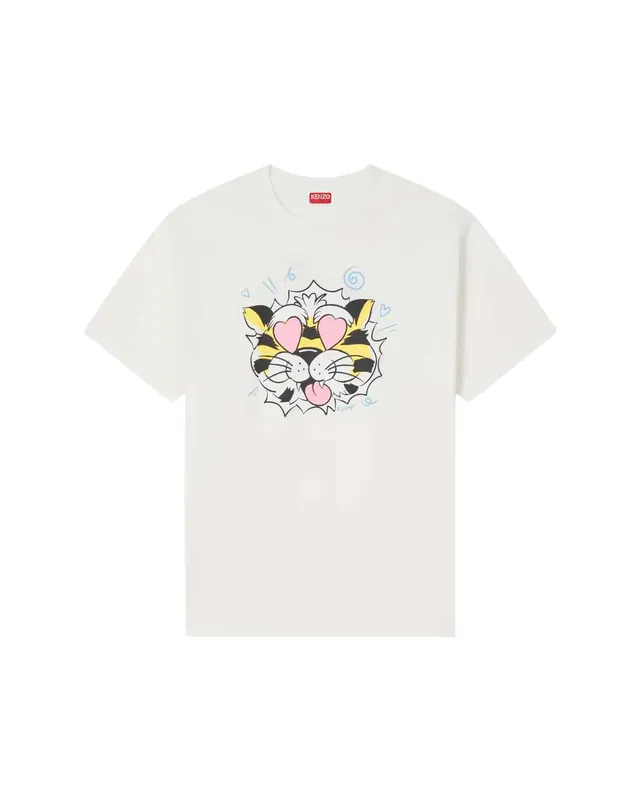 Kenzo Wild Tiger Loose-Fit Cotton T-Shirt