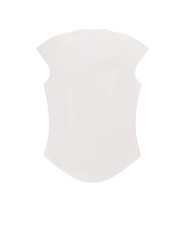Cap Cotton Blend T-Shirt
