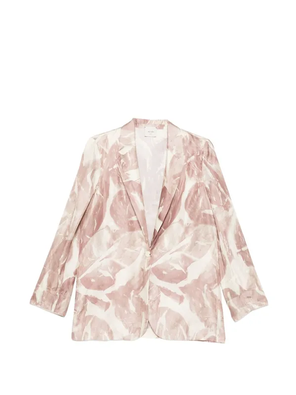 Printed Single-Breasted Jacket