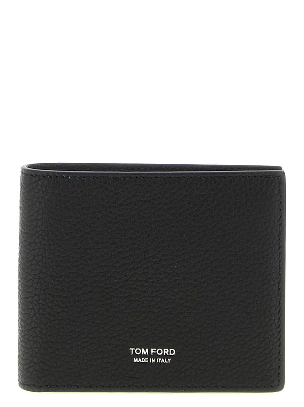 Logo Wallet Wallets And Card Holders Black - Tom Ford