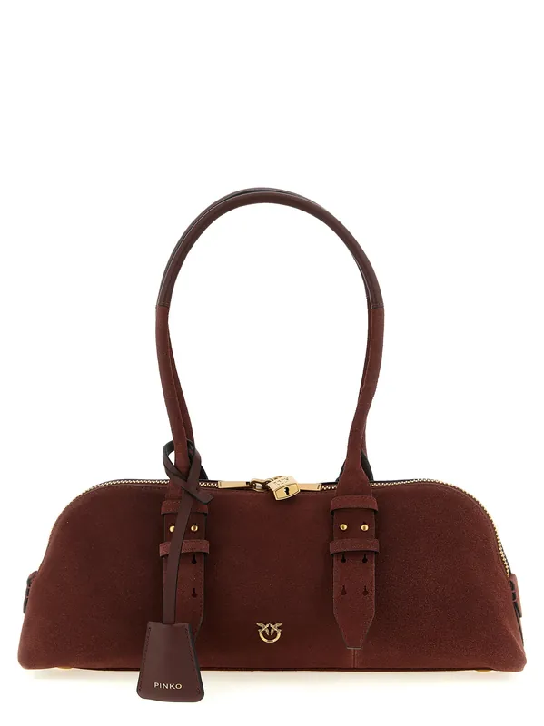 Bowling Baguette Shoulder Bags Bordeaux - Pinko