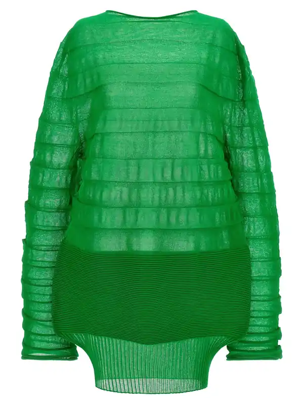 Moving Knit Tops Green - Issey Miyake