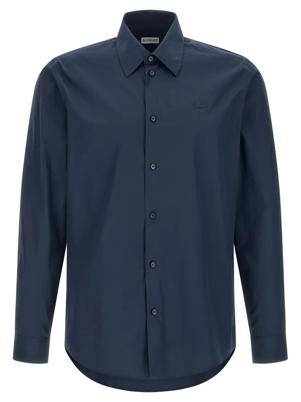 Cotton Shirt Shirt And Blouse Blue - Burberry