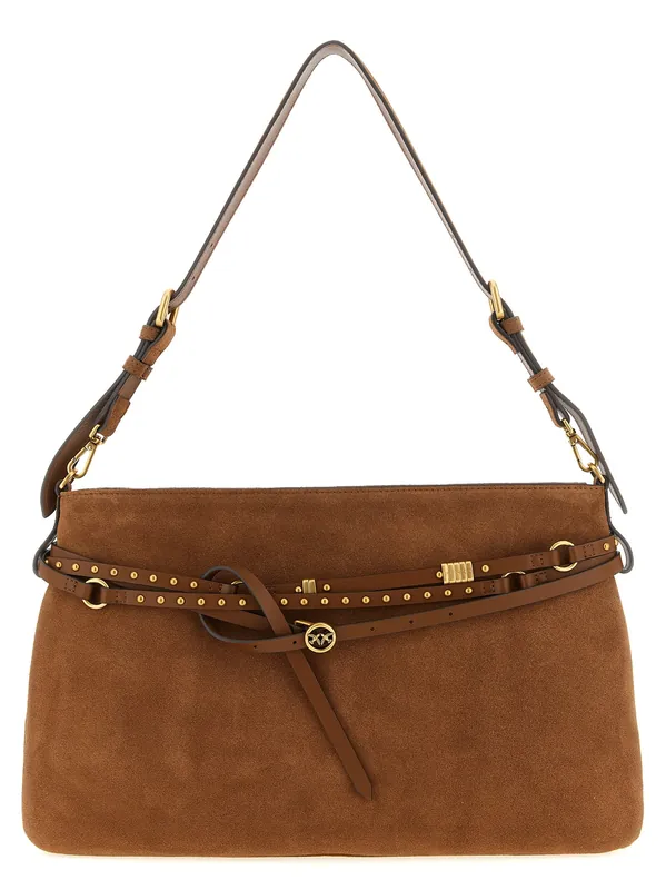 Belt Shoulder Bags Brown - Pinko