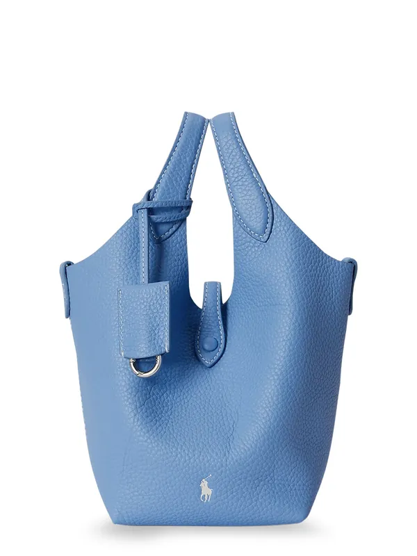 Leather Crossbody Bag With Engraved Logo - Polo Ralph Lauren