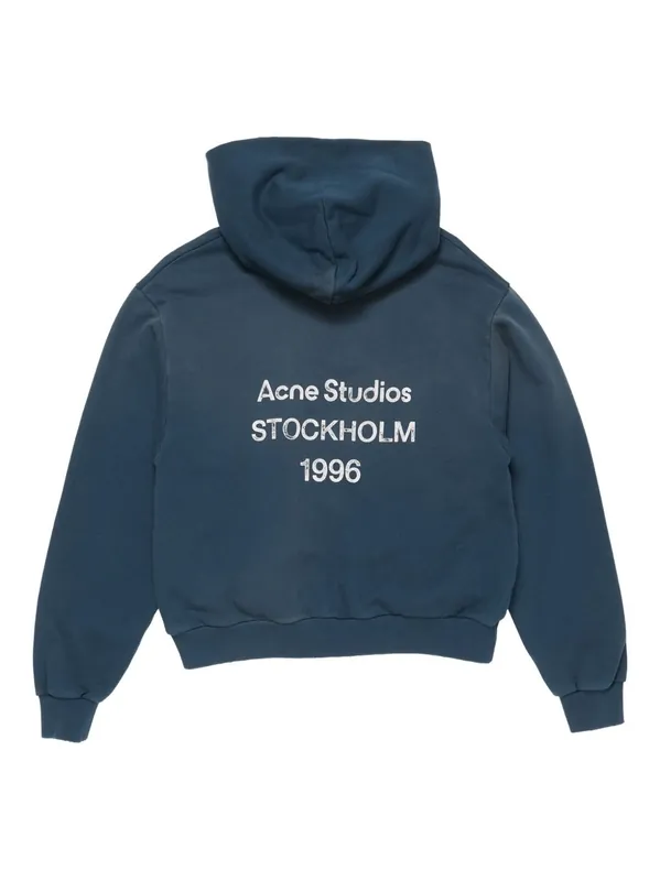 Logo Cotton Hoodie - Acne Studios