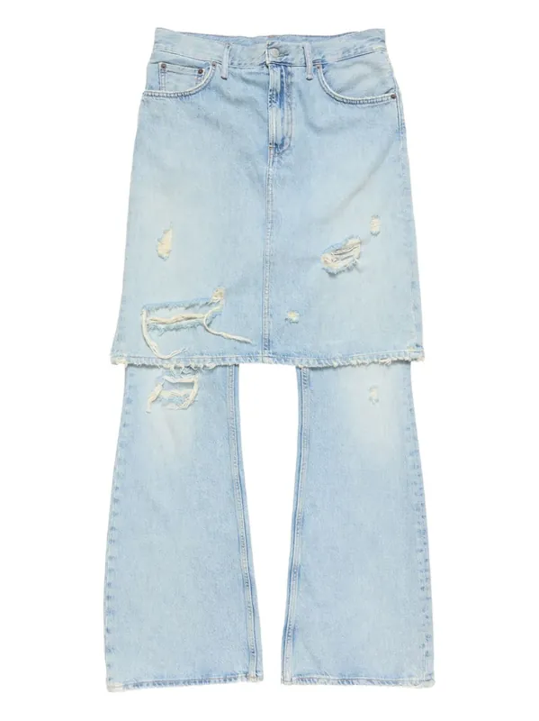Layered Denim Jeans - Acne Studios