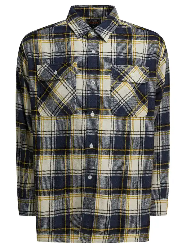 Plaid Check Shirt Shirts Grey - Beams Plus