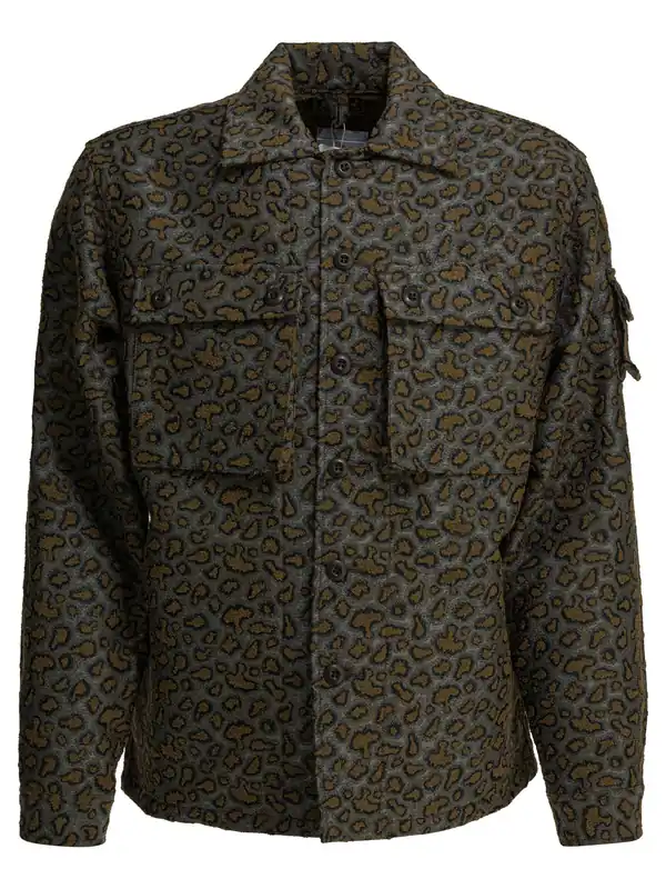 Cotton Blend Overshirt Jacket Jackets And Coats Brown - Beams Plus