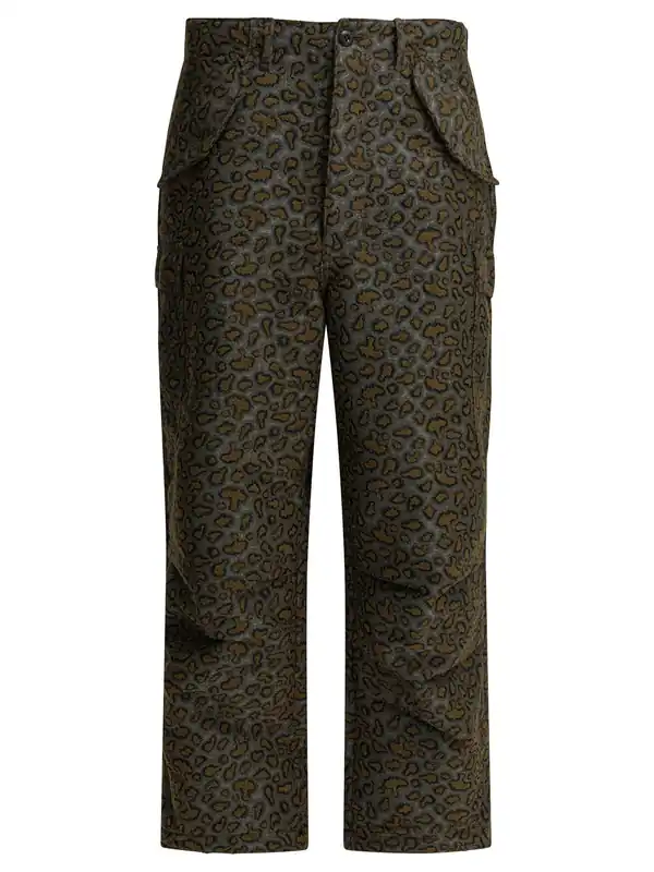 6-Pocket Cargo Pants Trousers Brown