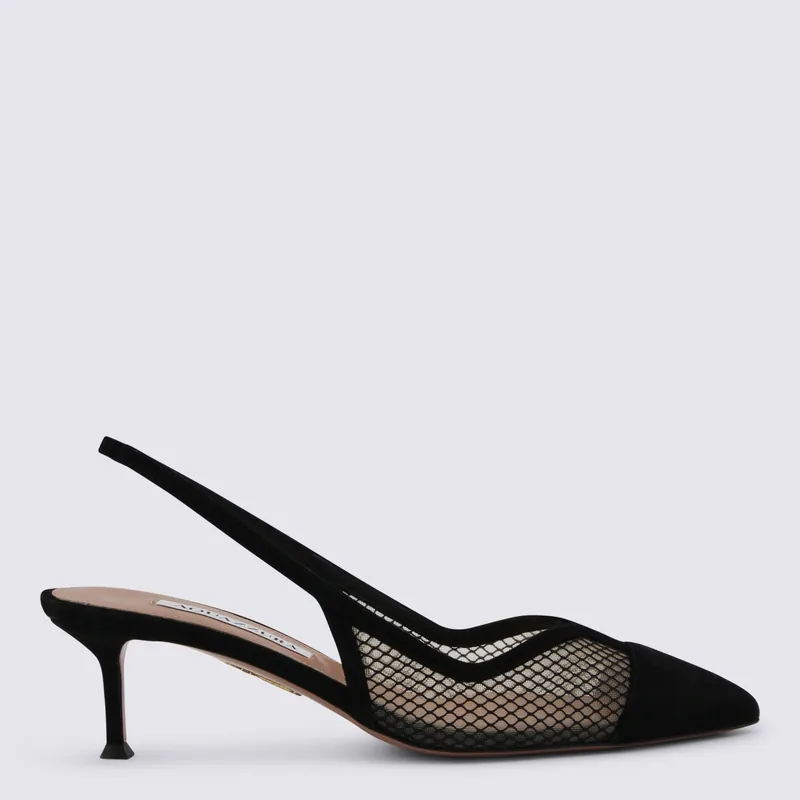 With Heel Black - Aquazzura