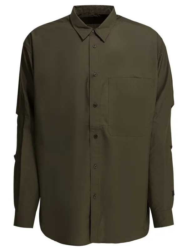 Technical Fabric Shirt Shirts Brown - Daiwa Pier 39