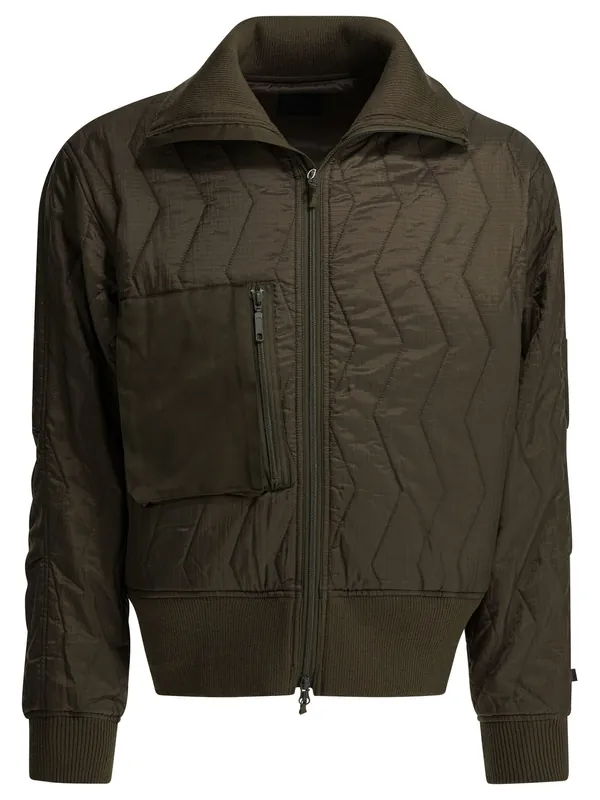 Quilted Nylon Jacket Jackets And Coats Brown - Daiwa Pier 39