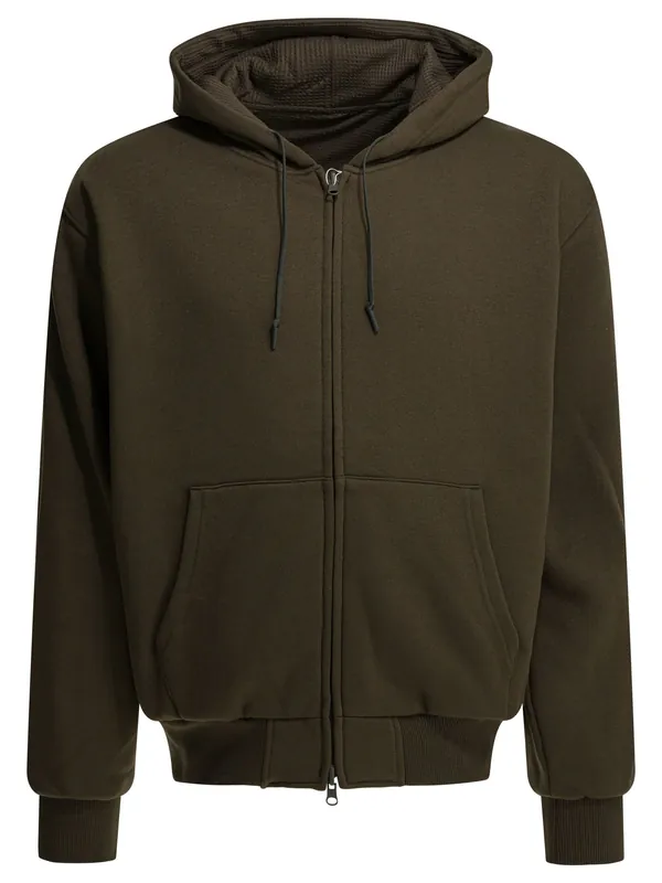 Zipper Hoodie Sweatshirts Brown - Daiwa Pier 39