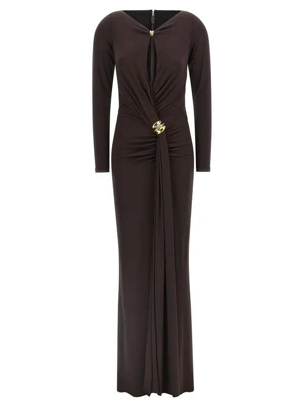 Red Carpet Dresses Brown - Elisabetta Franchi