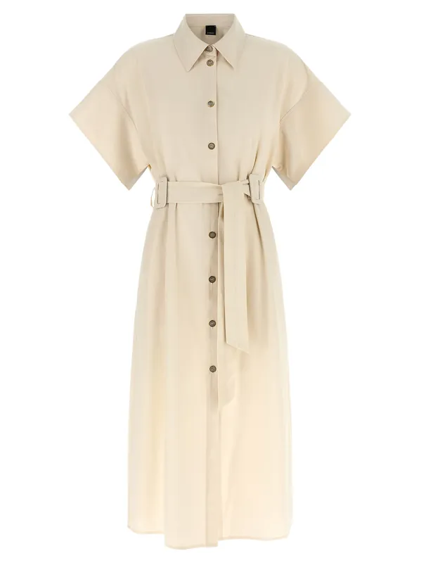 Alesha Dresses Beige - Pinko