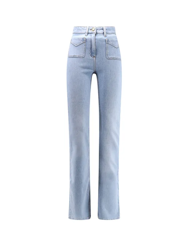Stretch Cotton Jeans - Elisabetta Franchi