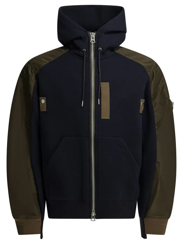 Multicolor Lightweight Jacket Jackets And Coats Blue - Sacai