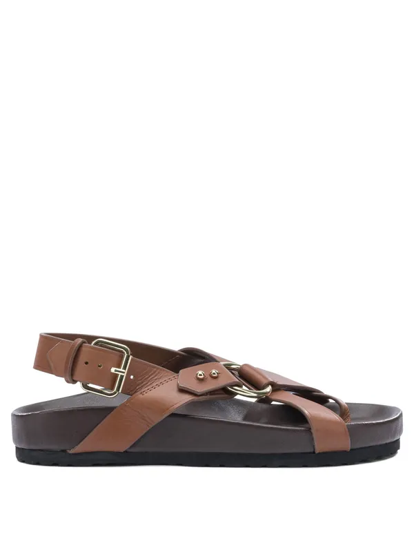 Mexico Sandals Brown - Soeur
