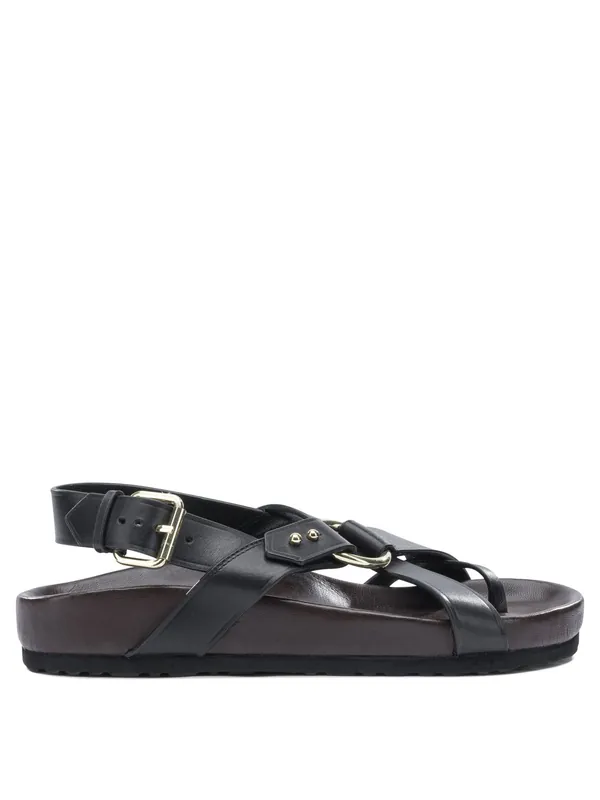 Mexico Sandals Black - Soeur