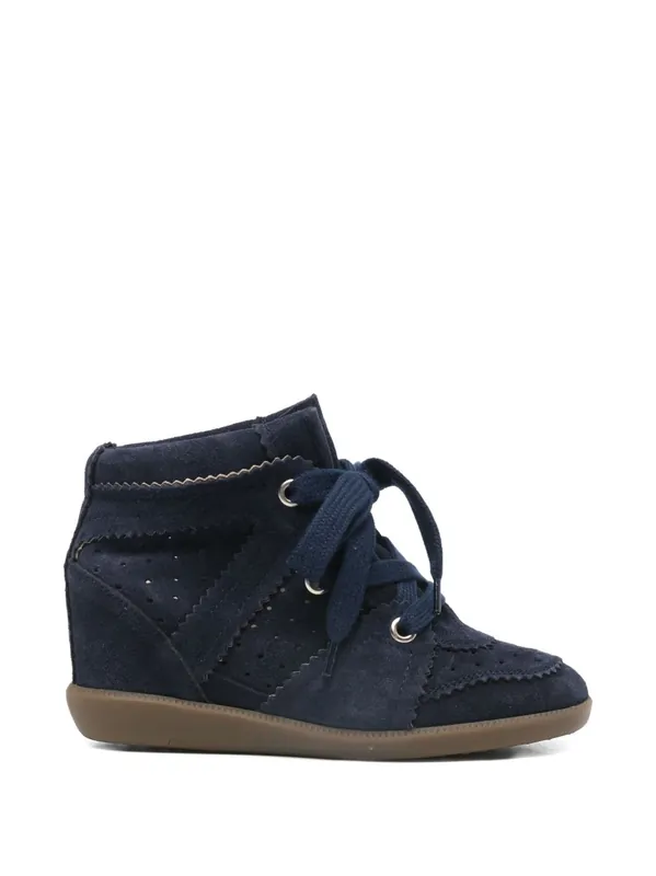 Bobby Leather Sneakers - Isabel Marant