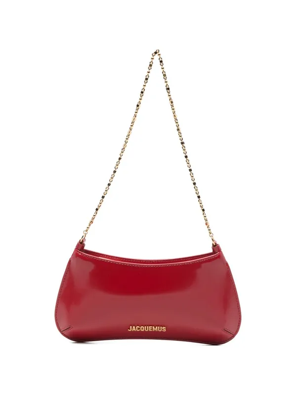 Le Petit Bisou Chaine Leather Shoulder Bag - Jacquemus