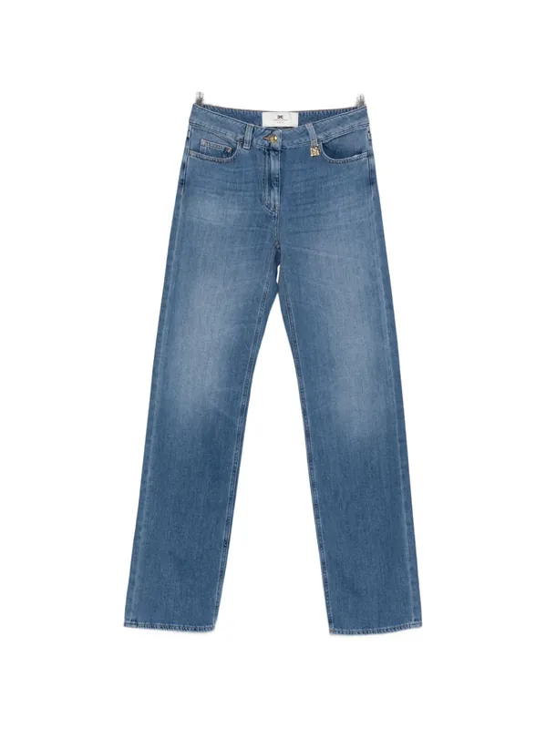 Denim Cotton Jeans - Elisabetta Franchi