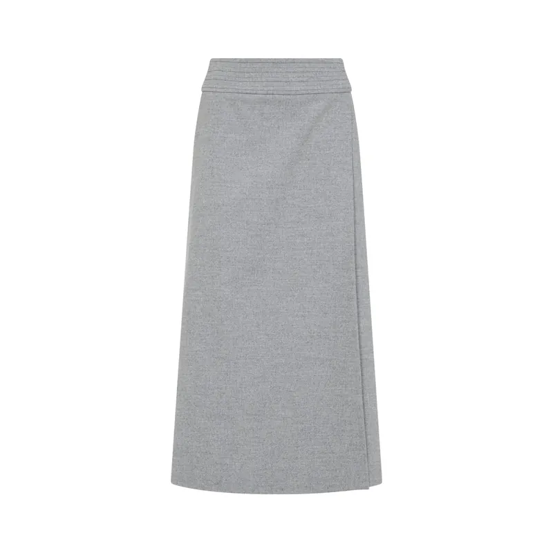 Midi Skirts Grey - Peserico
