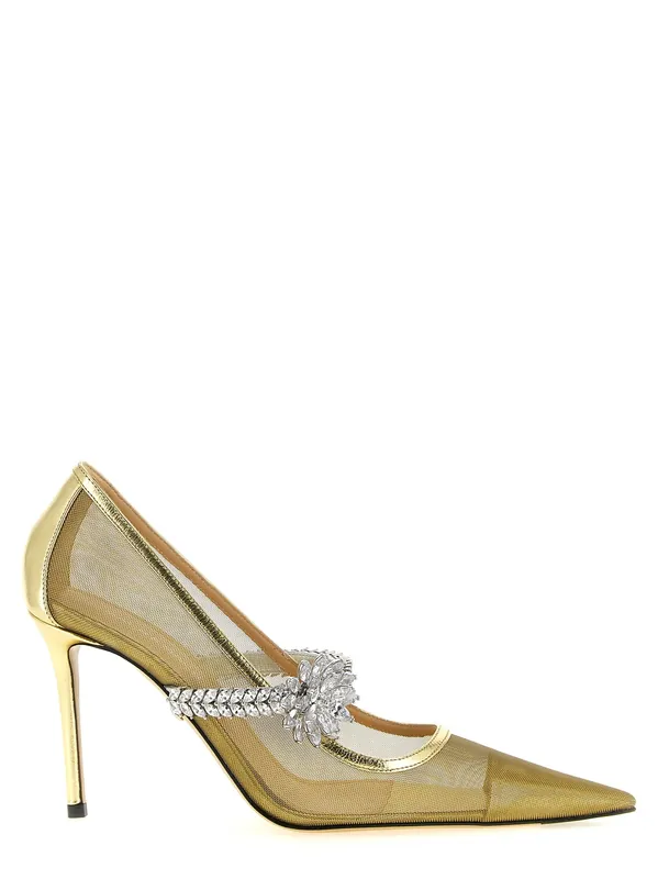 Lotus Flower Pumps Gold - Mach & Mach