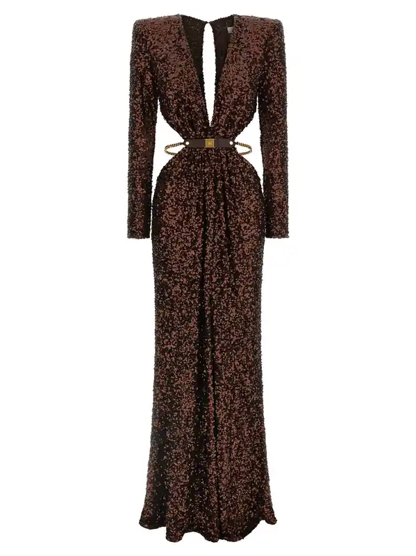 Red Carpet Dresses Brown - Elisabetta Franchi