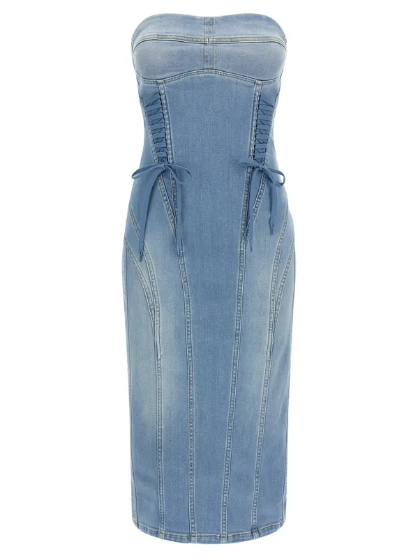 Denim Dress Dresses Light Blue - Elisabetta Franchi