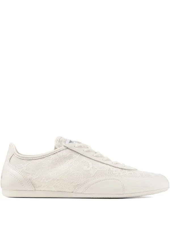 Sunny Leather Sneakers - Jimmy Choo