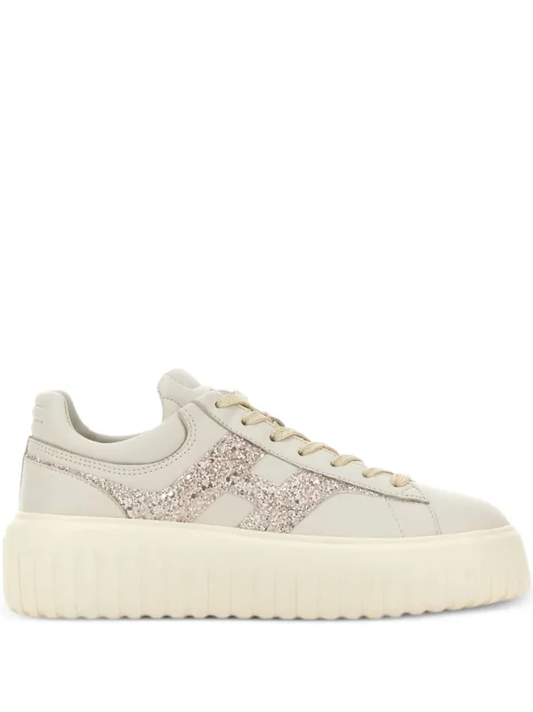 H-Stripes Leather Sneakers
