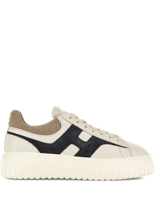 H-Stripes Leather Sneakers