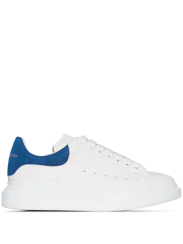 Oversize Leather Sneakers - Alexander McQueen
