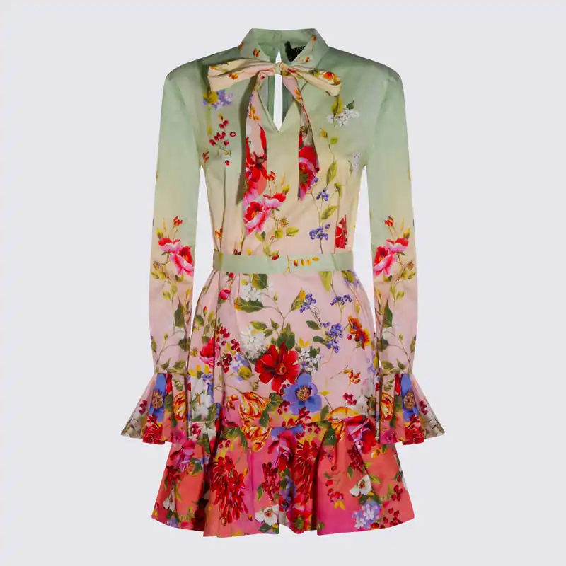 Dresses Green/Fuchsia - Roberto Cavalli