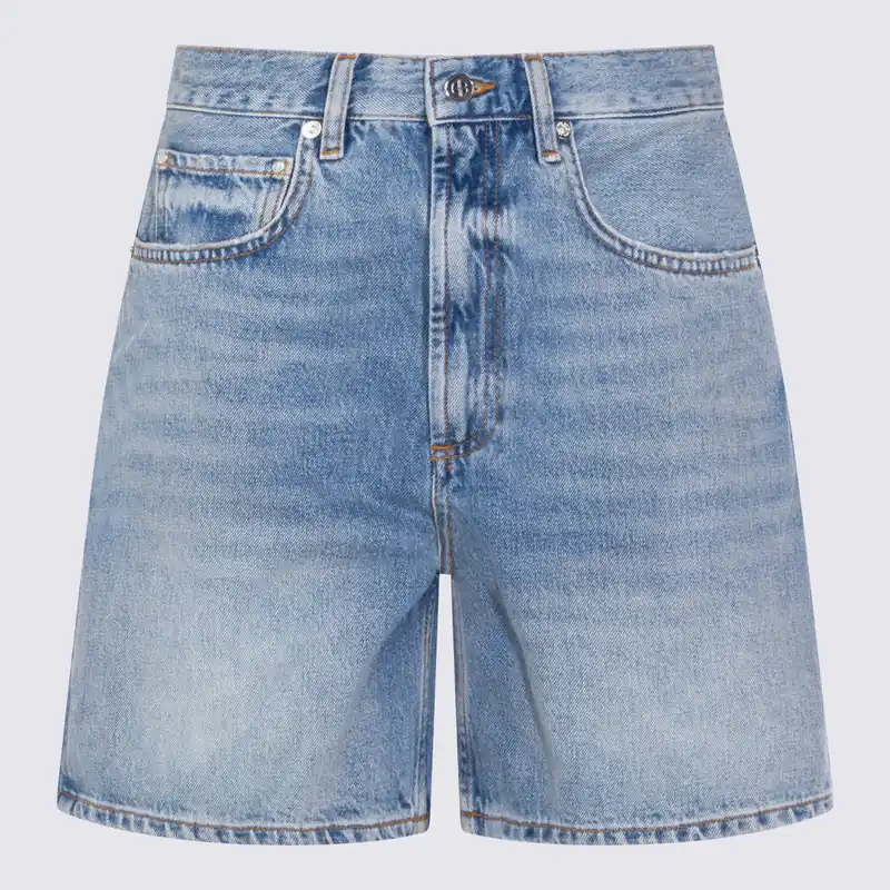 Shorts Washed Blue - Anine Bing