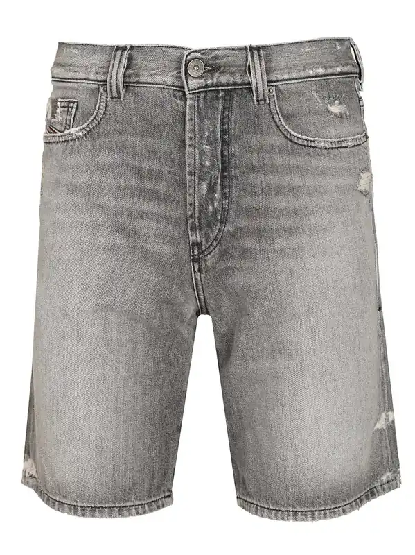 Denim Shorts Trousers Grey - Diesel