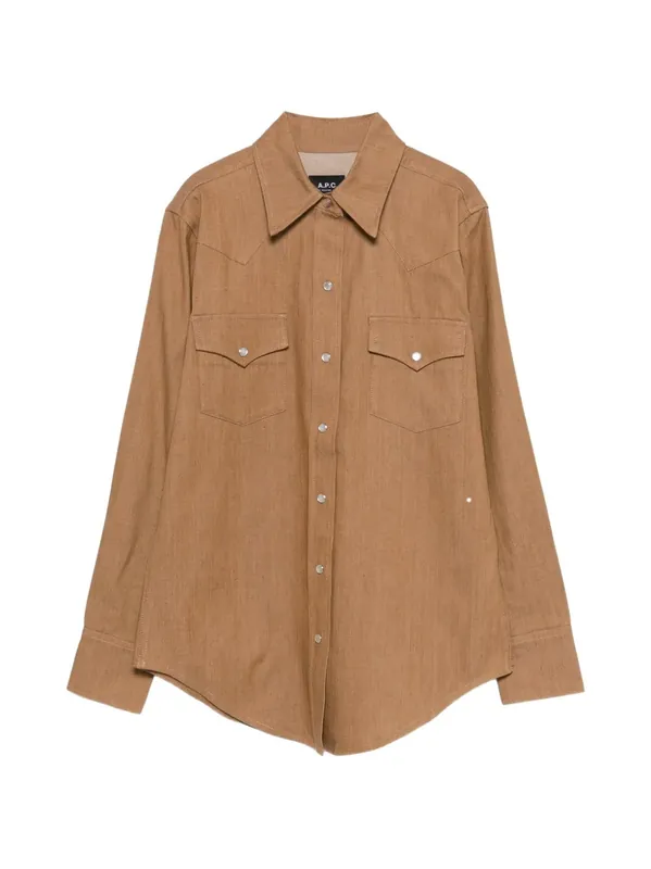 Japanese Denim Western Shirt - A.P.C.