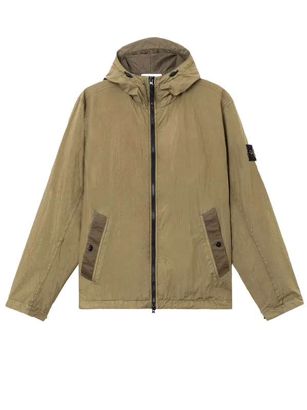 Garment Dyed Crinkle Reps Ny Nylon Jacket - Stone Island
